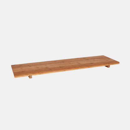 Tabuleiro em bambu 70x20x3 cm (4 unidades)