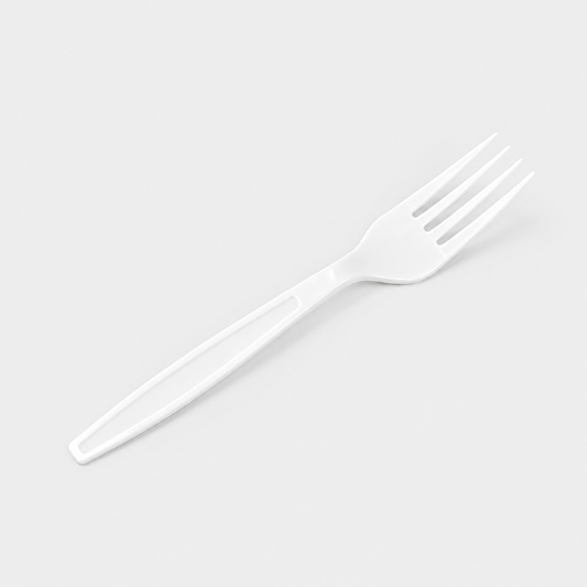White corn fork 17.5 cm - 1500 units
