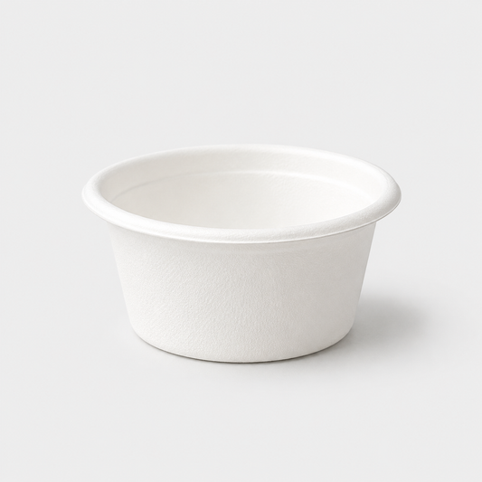 Mini copo biodegradável de polpa de cana-de-açúcar ø6,2 cm 60 ml (2000 unidades)