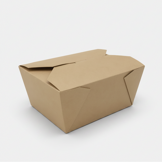 Biodegradable kraft cardboard box. Various sizes and quantities.