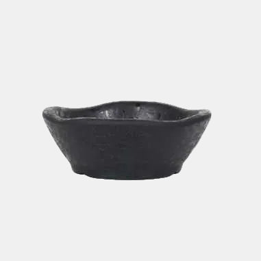 Bol Korio Arizona Negro. ø8 x 3 cm. 6 cl - 48 Uds.