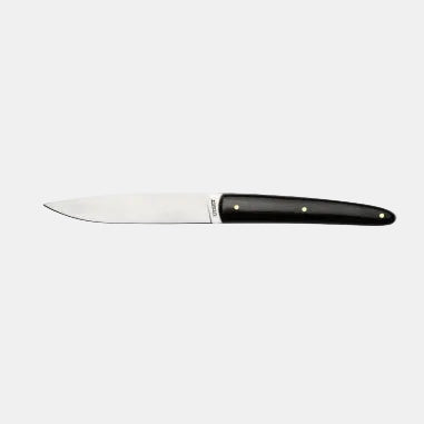 Cuchillo chuletero mango ebano. 22.5 cm - 6 Uds