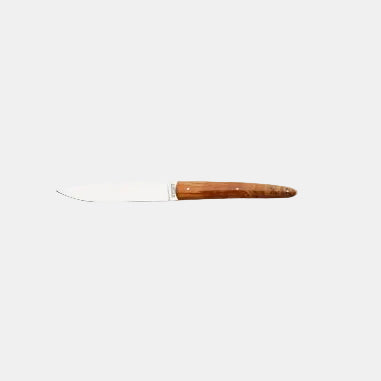 Cuchillo mesa Utset madera estabilizada naranja. 22.5 cm - 6 Uds