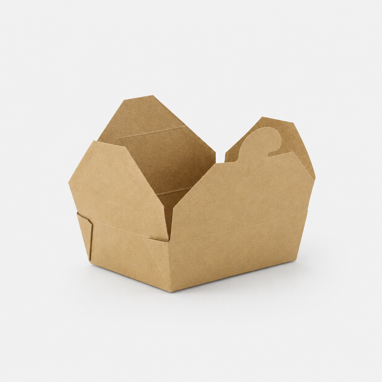 Mini caixa biodegradável em cartão kraft 11,5 x 9,8 x 3,5 cm 236 ml (500 unidades)