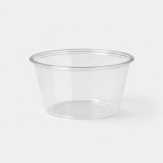 Recipiente transparente para molho em PP, ø6,2 mm, 2 oz - 60 ml (2500 unidades)