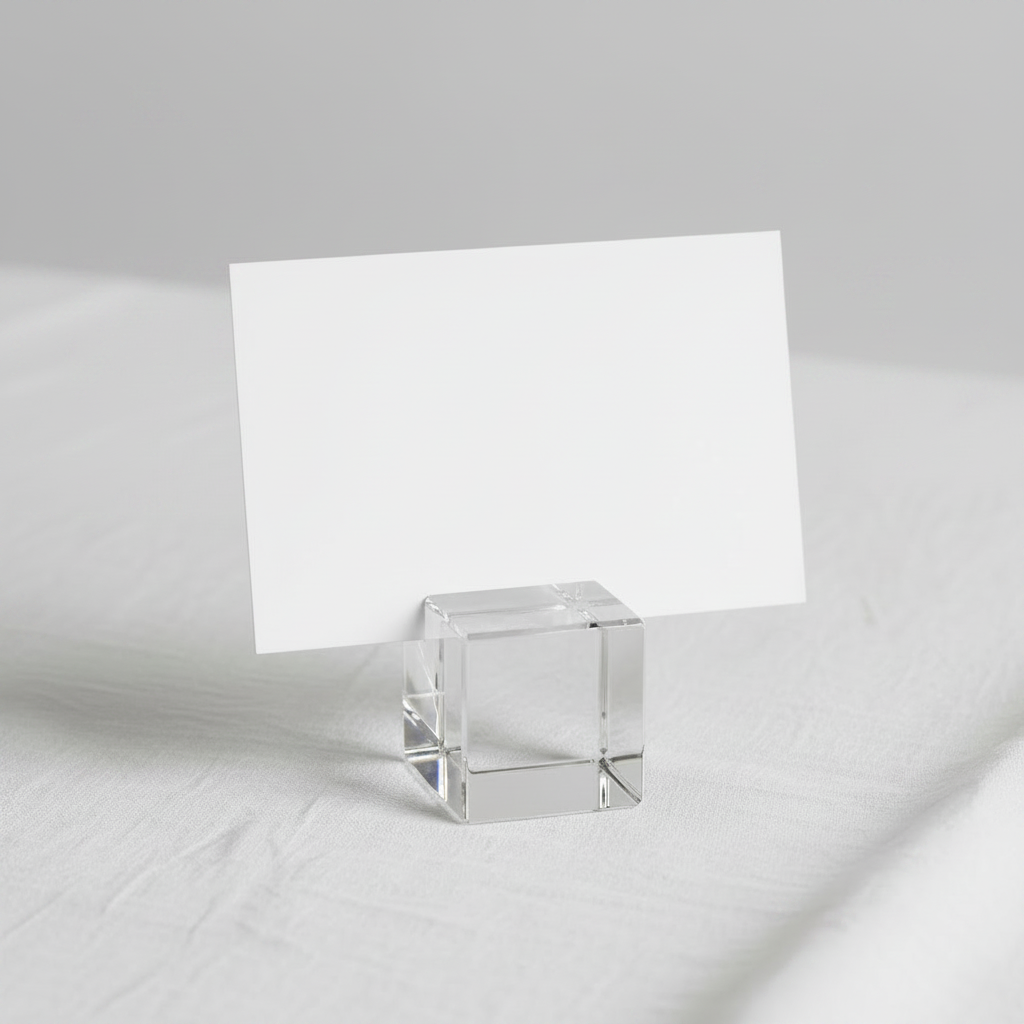 Soportes de mesa cuadrados 3 x 3 x 3 cm  - 4 uds