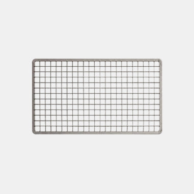 Rejilla para bandeja rectangular de madera. 20 x 15 cm - 1 Ud